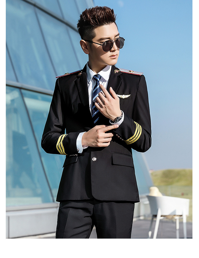2020春夏职业装男款铁路乘务员高铁乘警南航空少空姐机长工作服