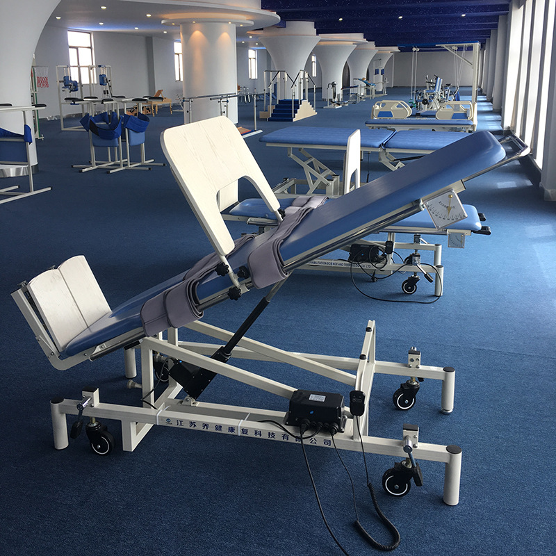 供应多功能训练起立直立床电动站立起立床带踝关节电动直立床