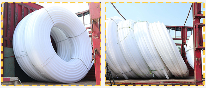白色塑料盘管20mm 工程注浆 降水 聚乙烯白色塑料一次性注浆管