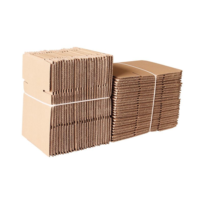 100个/捆快递纸箱打包发货纸盒子大号搬家箱特硬飞机盒包装盒定做