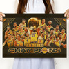 The Lakers won the championship NBA poster James Bryant Eyebrows Basketball Star Poster Retro Kraft paper poster decorate The Lakers won the championship NBA poster James Bryant Eyebrows Basketball Star Poster Retro Kraft paper poster decorate