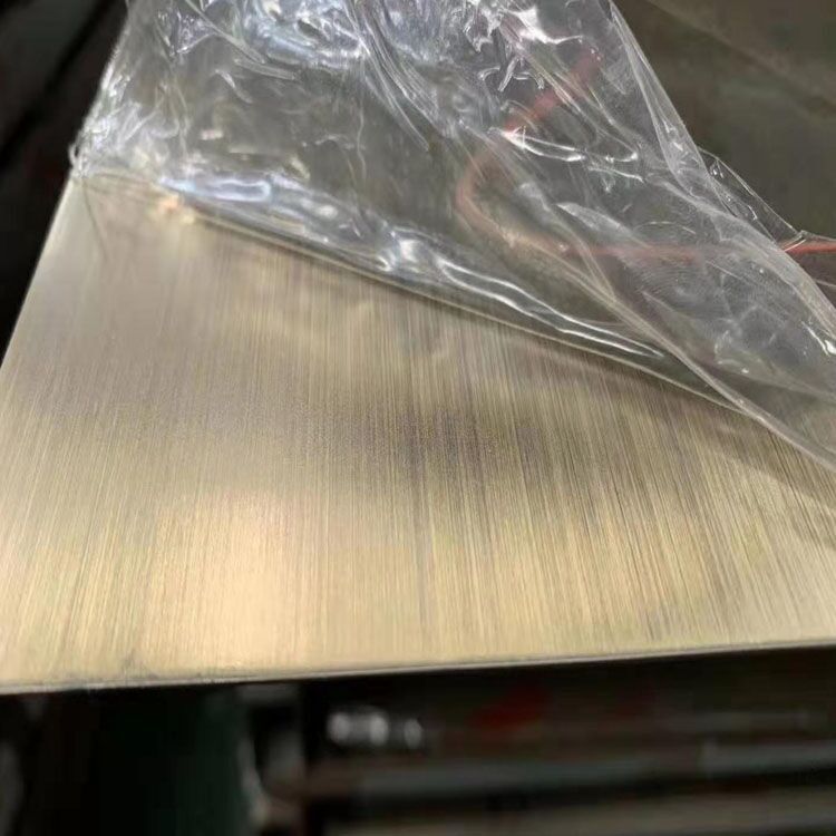 现货库存批发镜面亮光不锈钢板 磨砂不锈钢板 玫瑰金拉丝板