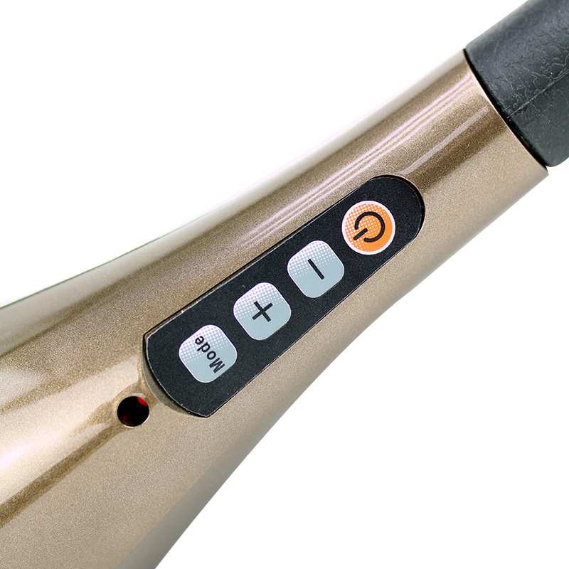 厂家批发充电海豚按摩棒电动捶打震动按摩捶手持颈部颈椎按摩器