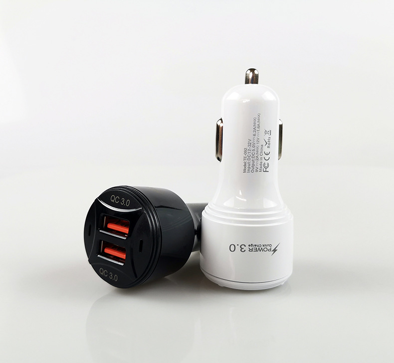 0点烟器车充头汽车电子usb车载充电器快充