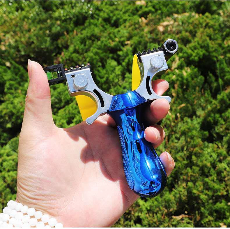 弹弓激光98k红外线瞄准弹弓架快压免绑扁皮筋户外竞技