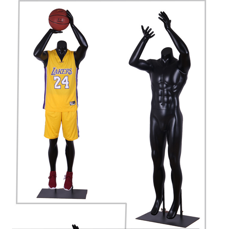 篮球组合运动模特道具男全身体育服装店橱窗展示模特肌肉假人模特