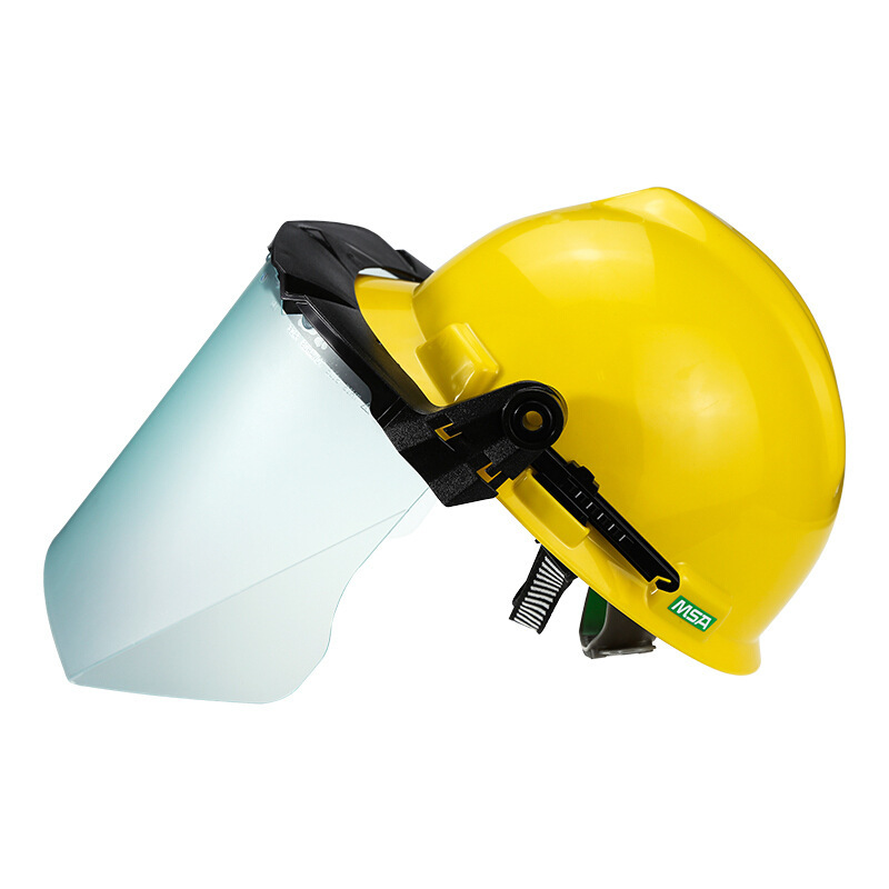 msa防护面屏 透明pc防冲击面屏 工业打磨防护面屏 梅思安10115836