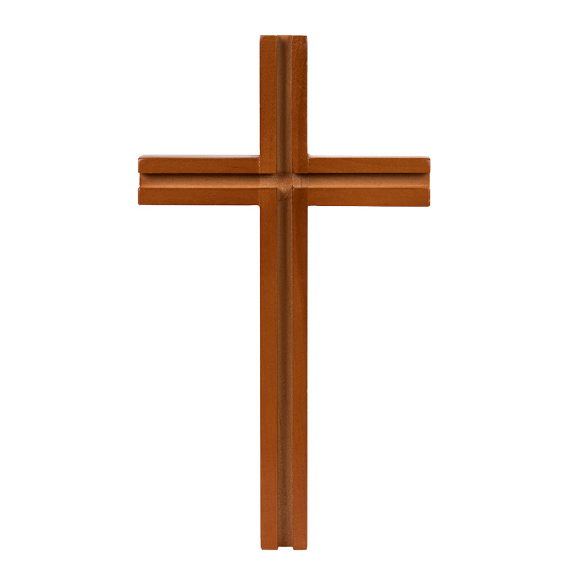 专业厂家直销基督教实木十字架 木制十字架工艺品教堂摆件