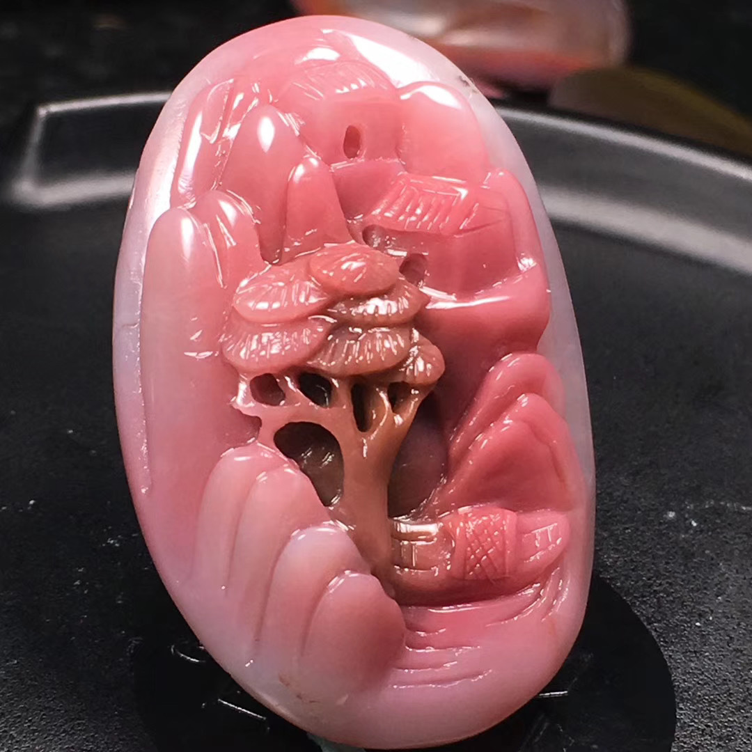 批发盐源玛瑙雕刻件 吊坠 摆件 干净无杂裂 雕工精细 厂家直销