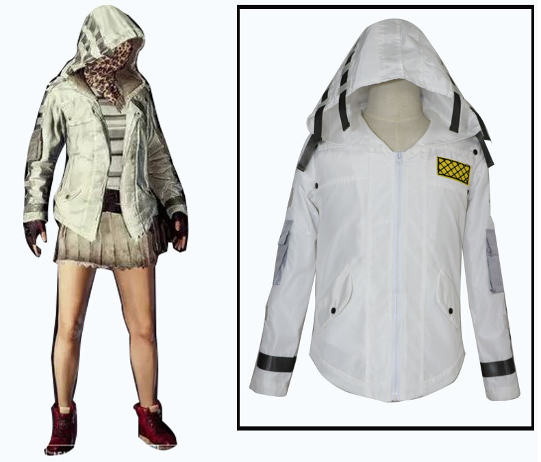 绝地求生cosplay周边衣服外套同款游戏吃鸡连帽夹克外套现货批发