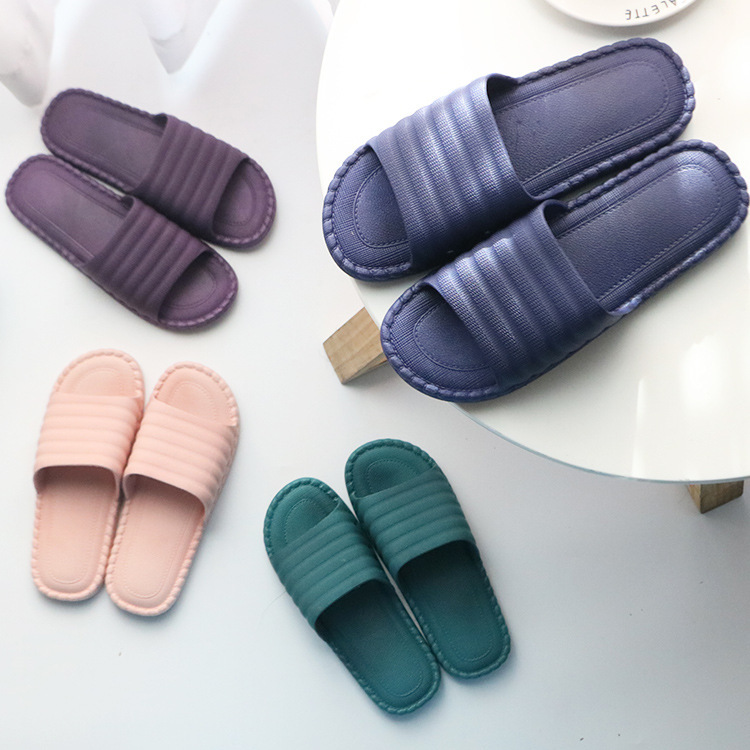 New Indoor Home Slippers Wholesale Summer Men's and Women's Lightweight Hotel Bathroom Slippers Home Couples Sandals