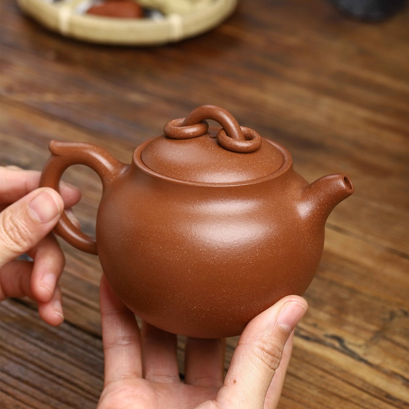 宜兴紫砂壶厂家批发原矿降坡泥工料俱佳性价比高特色环炉壶周恋