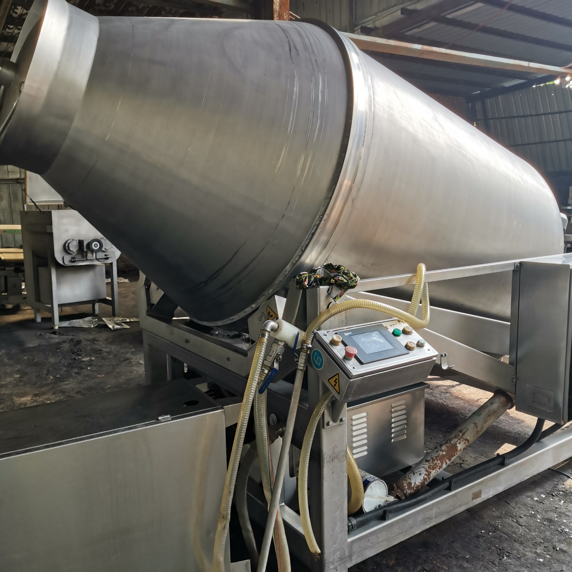 二手滚揉机瑞邦rgr3500滚揉机真空滚揉机可倾式式液压翻缸滚揉机