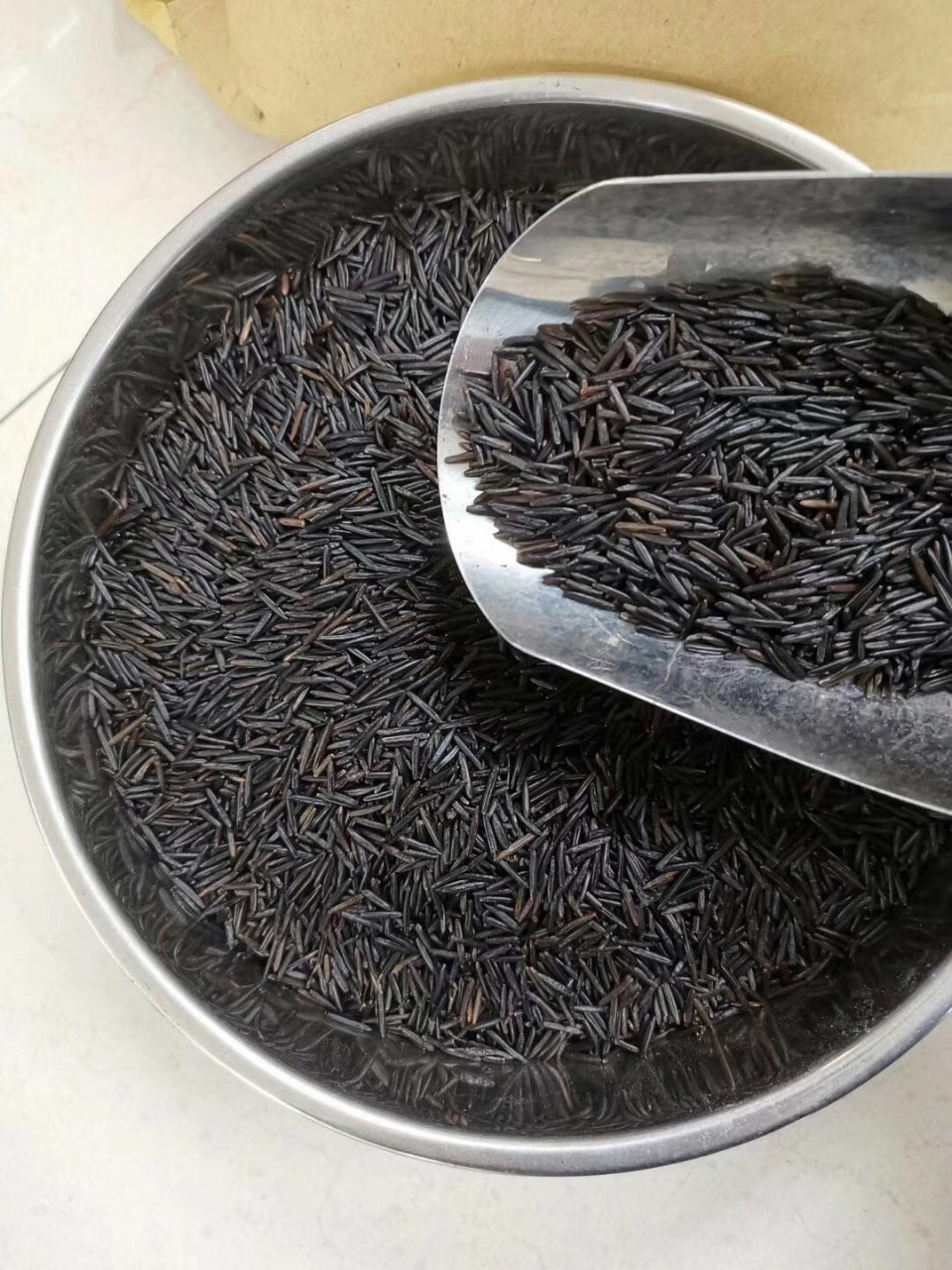 一德路批发3号野米苏比利尔菰米冰湖松针米黑米454克