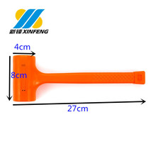 厂家供应  0.5LB橙色无弹力锤PVC锤 可定牌