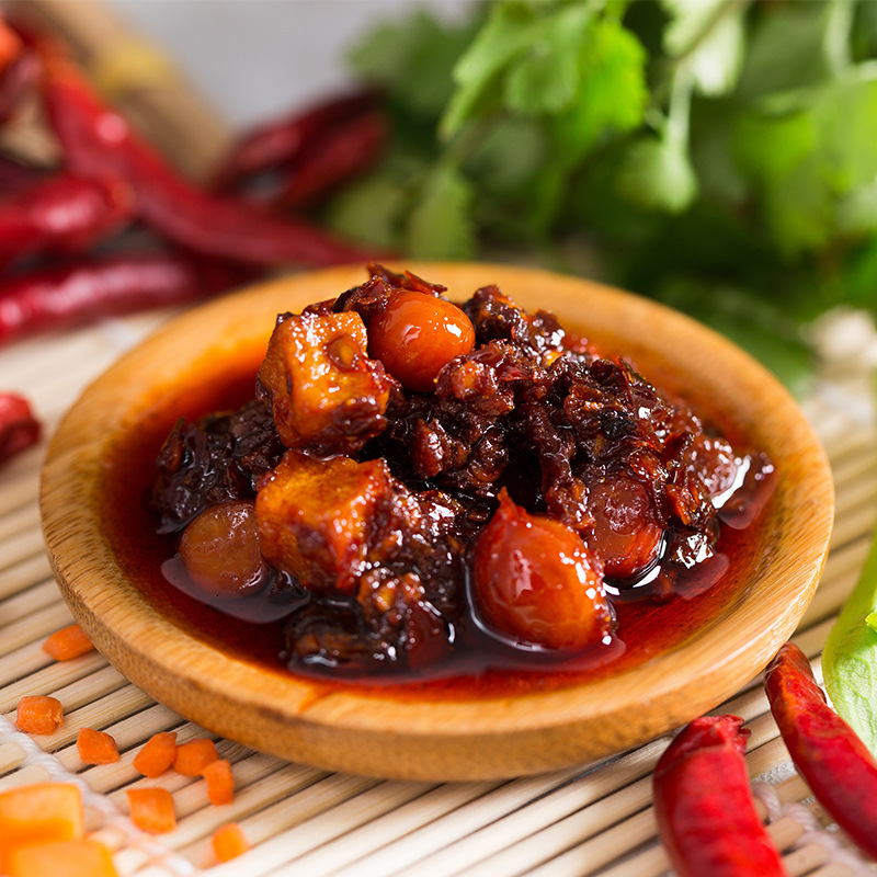 老干妈辣三丁油辣椒210g辣椒酱下饭菜香辣酱贵州特产油辣椒酱