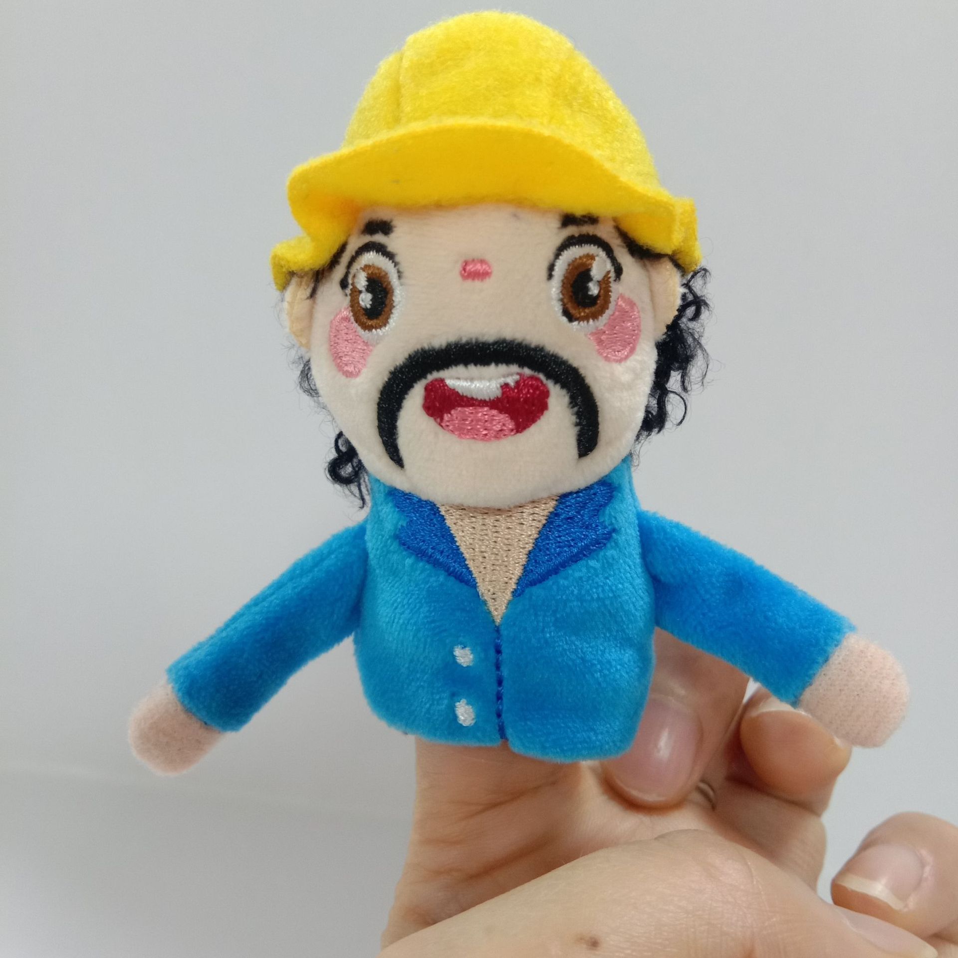 定制有趣小木偶工手指偶教育益智毛绒手偶创意玩具儿童礼物