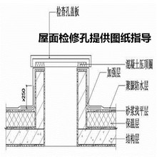 西南11j201图集56页1图屋面检修孔盖板做法