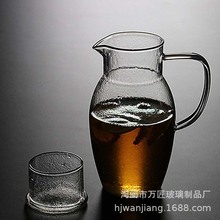 生产日式家用耐热玻璃冷水壶防爆大容量果汁壶扎壶凉水壶茶壶水杯