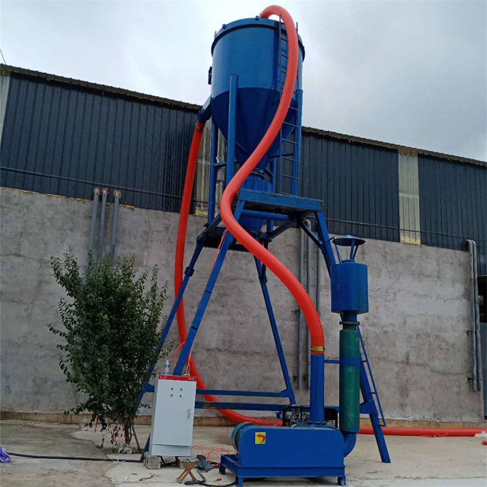粉煤灰专用气力吸料机移动式风力抽料机30吨产量装车风力吸灰机
