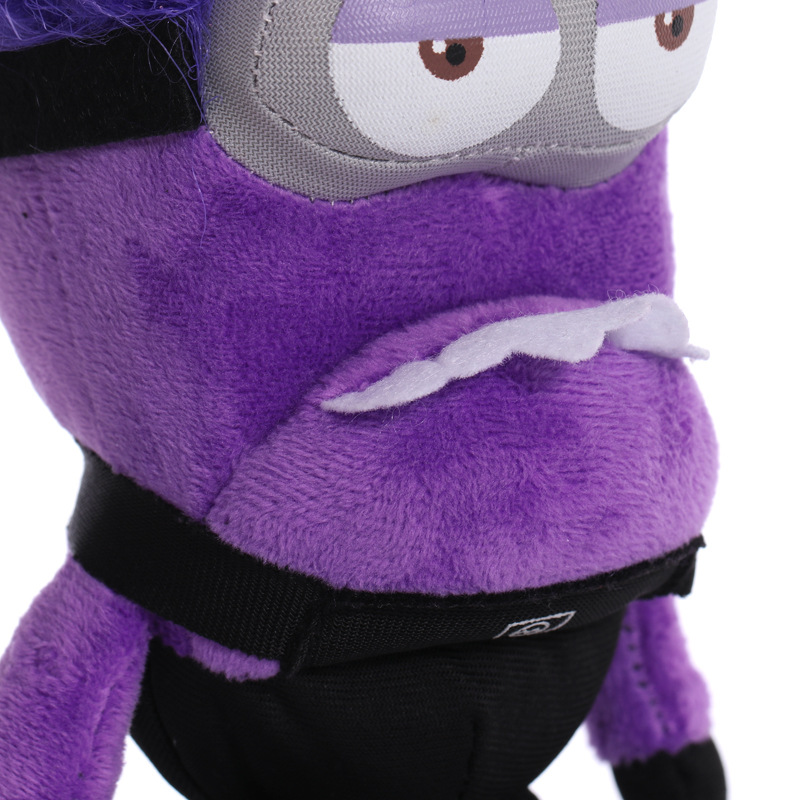 批发现货可爱长头发紫色娃娃公仔玩偶玩具7寸小紫人娃娃公仔