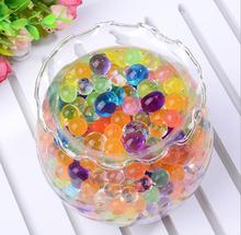 膨胀泡水玩具 水晶球 彩虹瓶水精灵海洋宝宝彩色吸水珠养花水宝宝