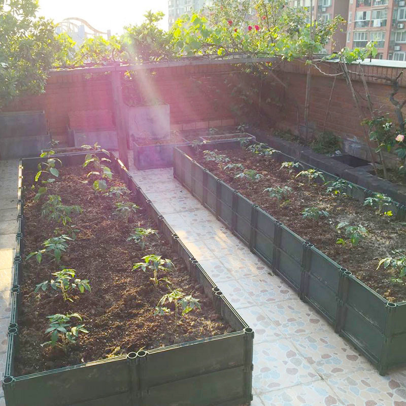 阳台种菜盆长方形加深特大家庭蔬菜种植箱简约楼顶菜园塑料种菜箱