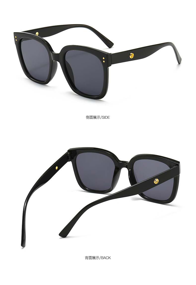 2021新款gm墨镜珍妮jennie合作款kuku太阳镜男女韩版时尚大框眼镜