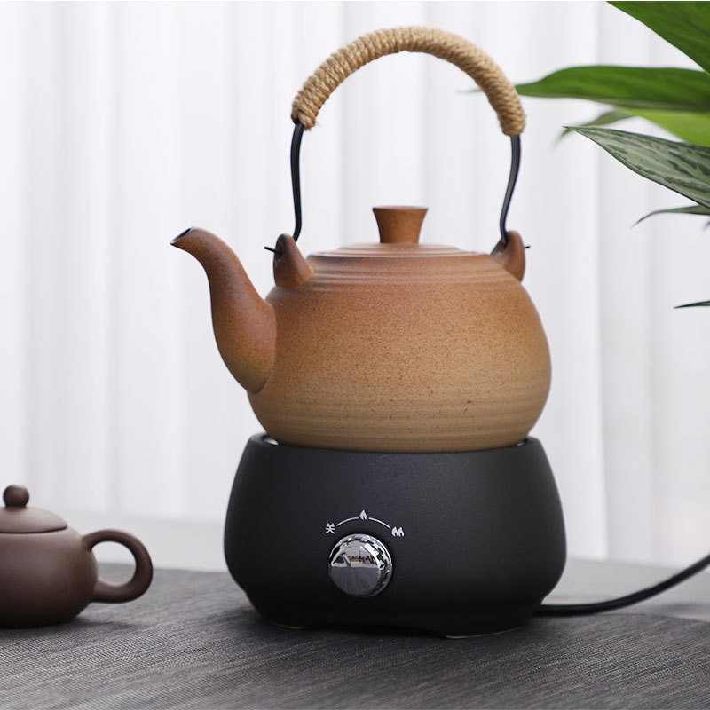 厂家直销电陶炉茶炉陶瓷外壳电热炉静音煮茶炉不挑壶具小型煮茶器