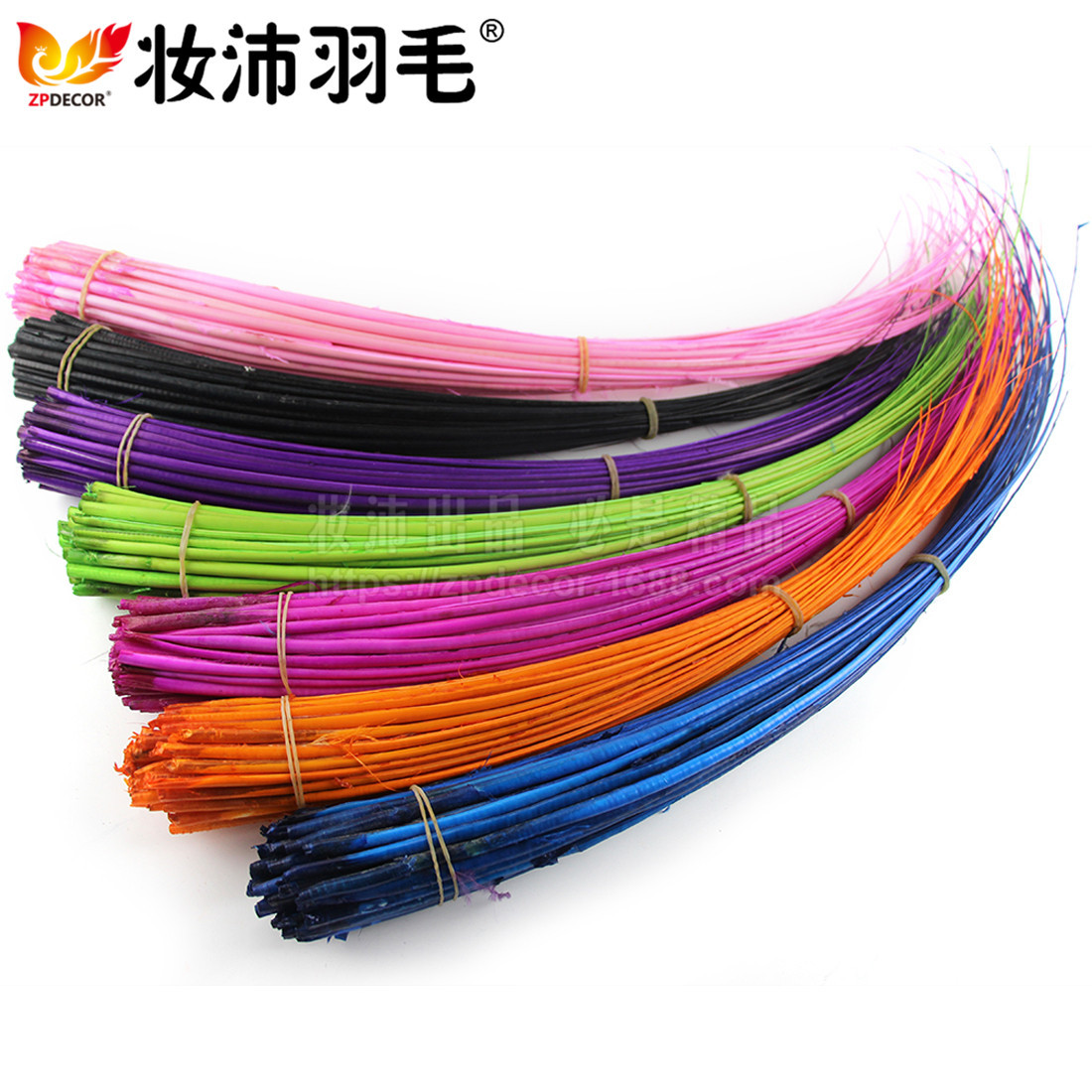 妆沛羽毛跨境电商工厂直供外贸服饰配件家居装饰插花鸵鸟毛杆