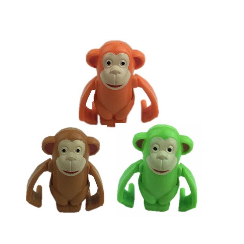 地摊热卖上链翻摇摆猴子发条趣味儿童益智玩具幼儿园六一开学礼品