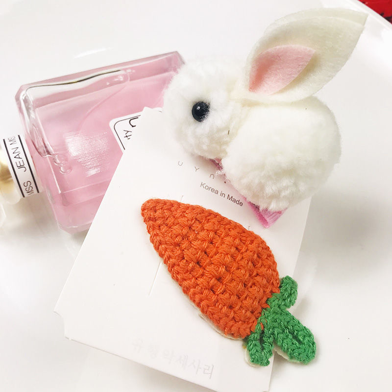 扎头发皮筋可爱兔子发圈头绳女宝宝发卡儿童发绳夜市摆地摊批发