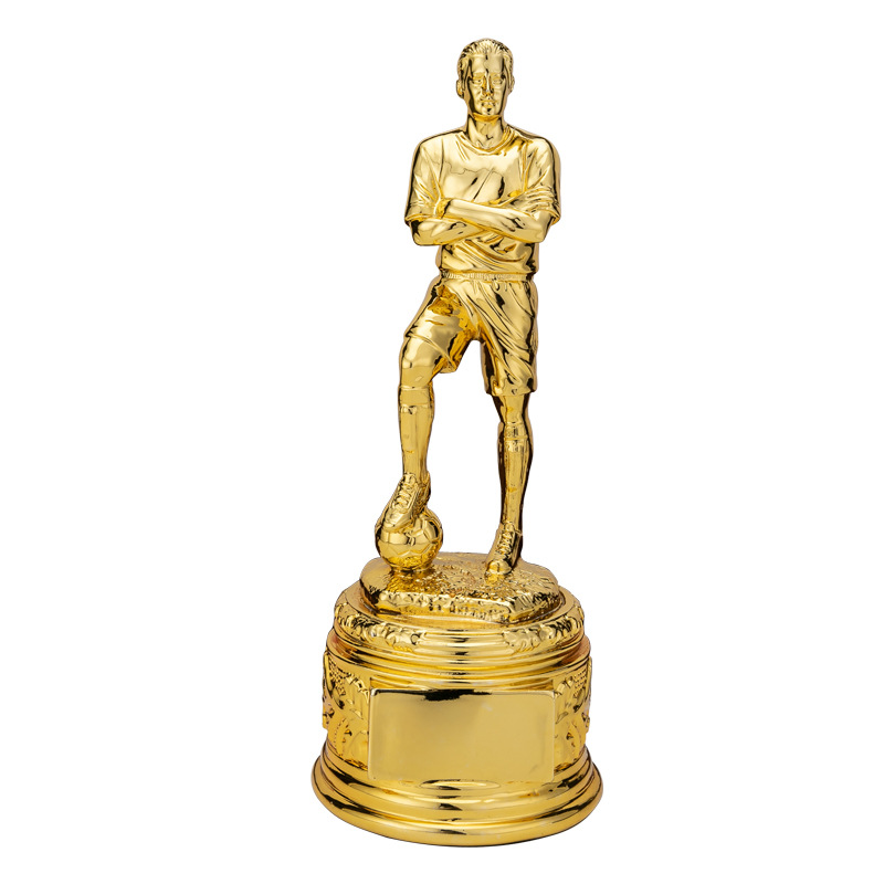 足球先生球员奖杯 体育颁奖礼品 树脂工艺摆件射手mvp 球迷用品