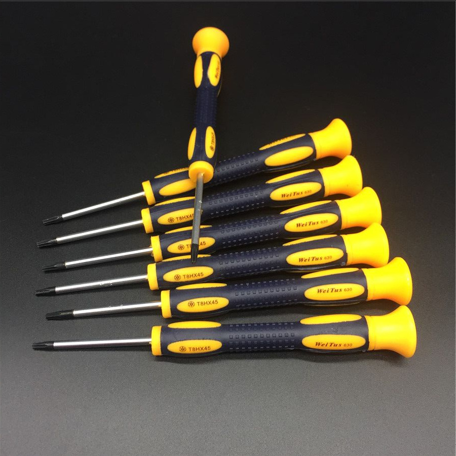 360xbox拆机螺丝批游戏机维修t8梅花带孔螺丝刀t6十字一字电讯批