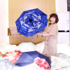 Lingjia clothes house 2020 double-deck Sunscreen waterproof sunlight UV Gauze Vinyl Umbrella Sunshade Lingjia clothes house 2020 double-deck Sunscreen waterproof sunlight UV Gauze Vinyl Umbrella Sunshade