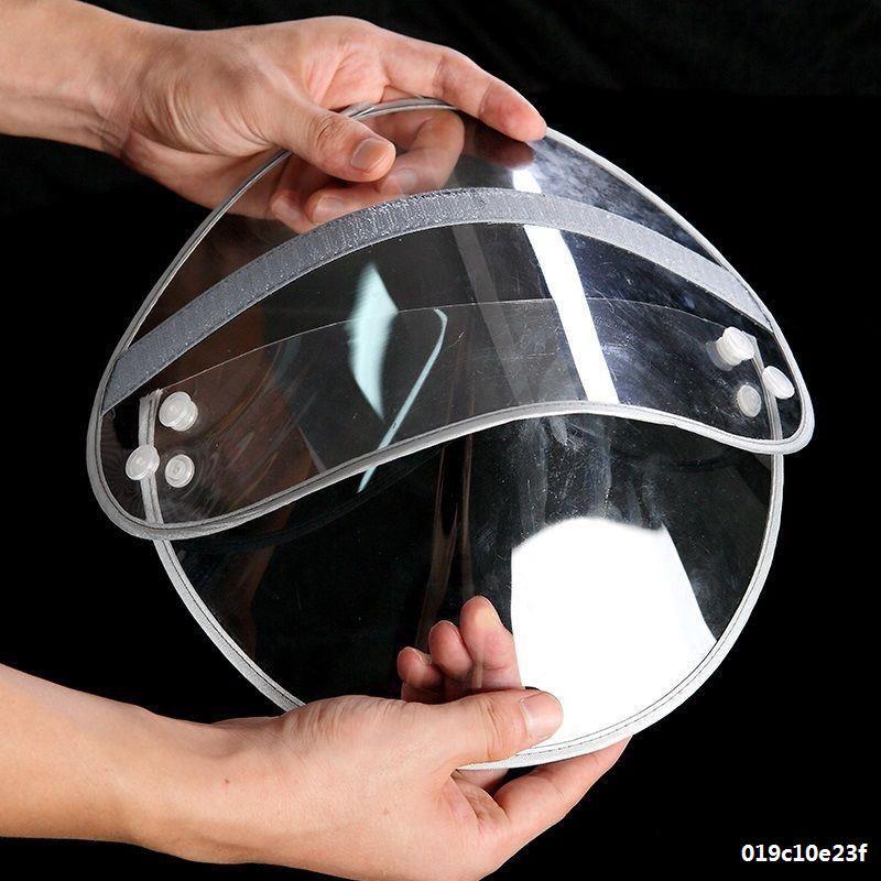 防雨帽纽扣防水摩托车通用遮挡成人头戴头罩加大塑料雨衣帽檐配件