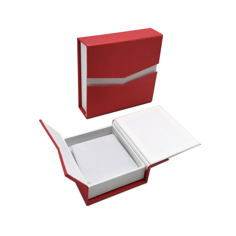 定制双开门首饰纸盒 项链手镯对戒包装盒 创意礼物节日纪念礼品盒