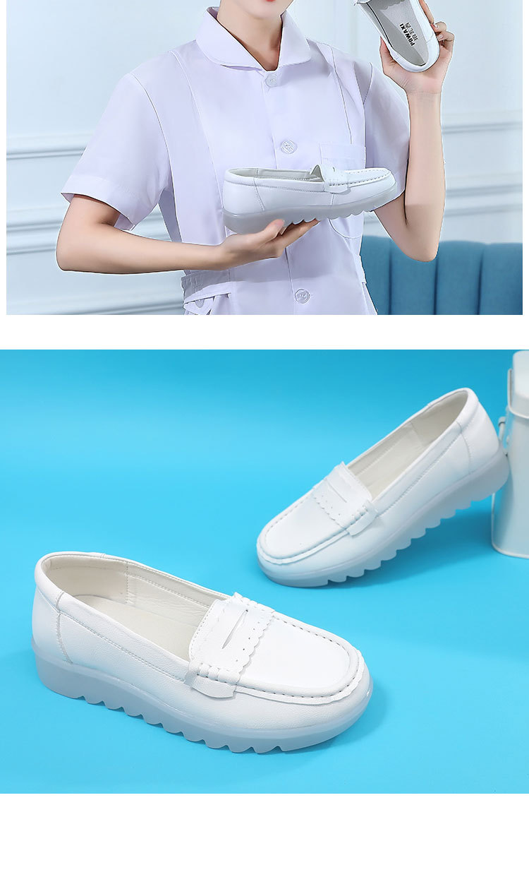护士鞋女软底透气不累脚2020秋冬新款气垫底专业护士白色单鞋防滑