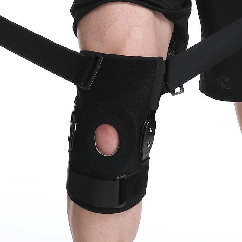 护膝运动男膝盖女士支撑固定关节疼专业健身护具护腿漆夏季髌骨带