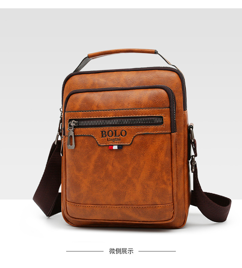 厂家直销2020新款男士斜挎包商务男士单肩包休闲手提男包跑江湖