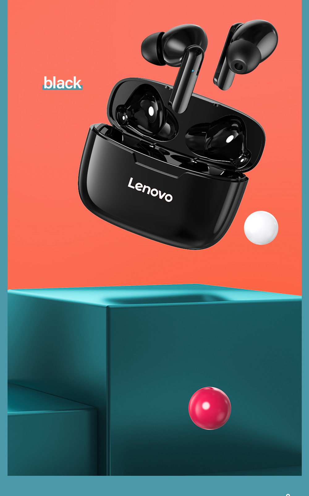 适用于联想xt90蓝牙耳机tws真无线双耳入耳式降噪触控运动耳机