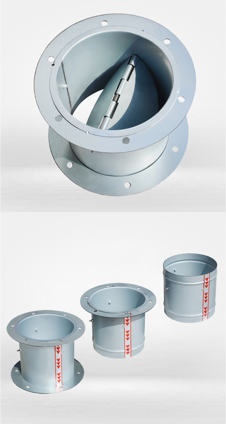 包邮镀锌双法兰止回阀止逆阀镀锌逆止阀弹簧复位截止调节阀可定制