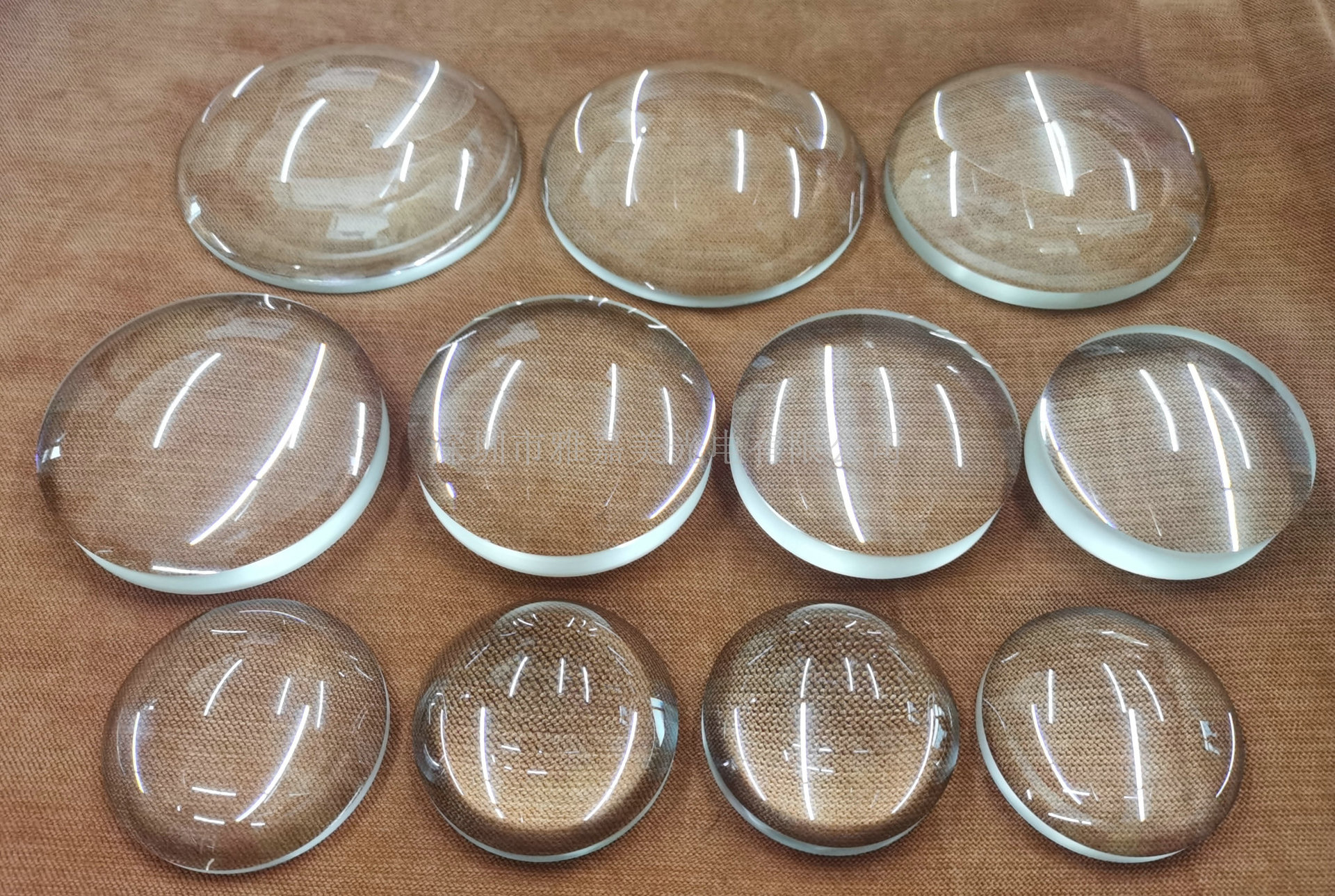 无边Φ6mm至98mm玻璃平凸透镜 光学玻璃透镜 可调焦聚光led凸透镜