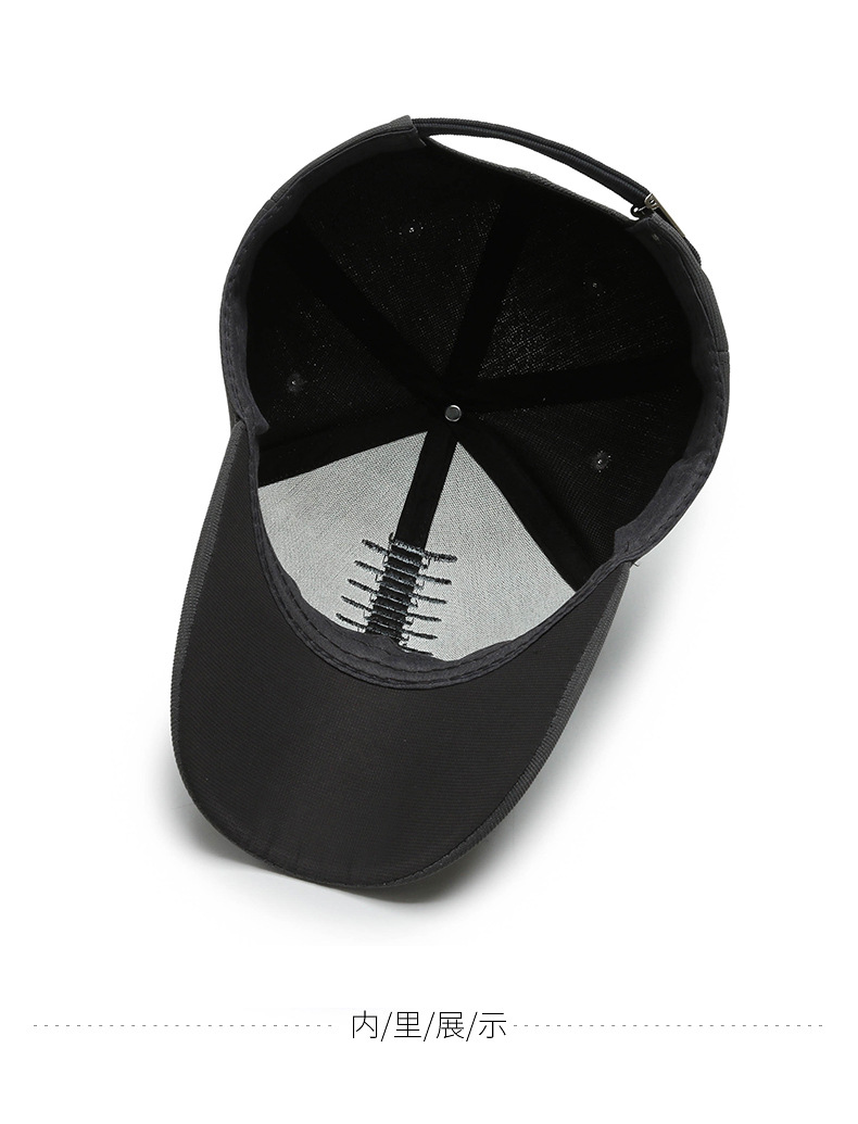 定制棒球帽2020春夏秋季遮阳防晒透气户外时尚休闲绣线男女鸭舌帽
