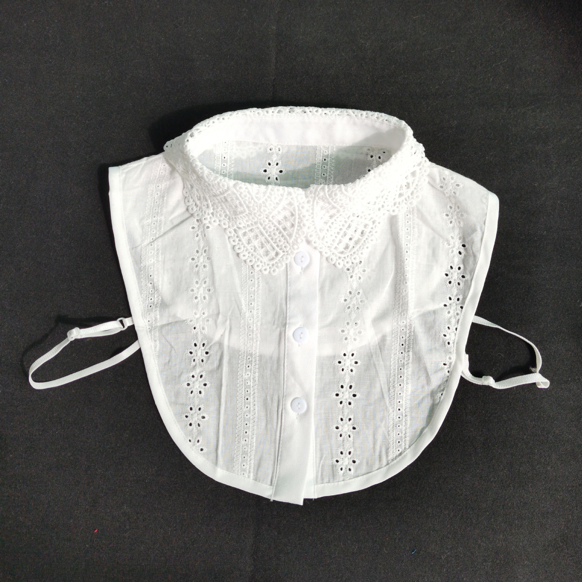 假领子女百搭假领衬衫纯棉装饰领荷叶边假衣领白色衬衣秋冬配毛衣