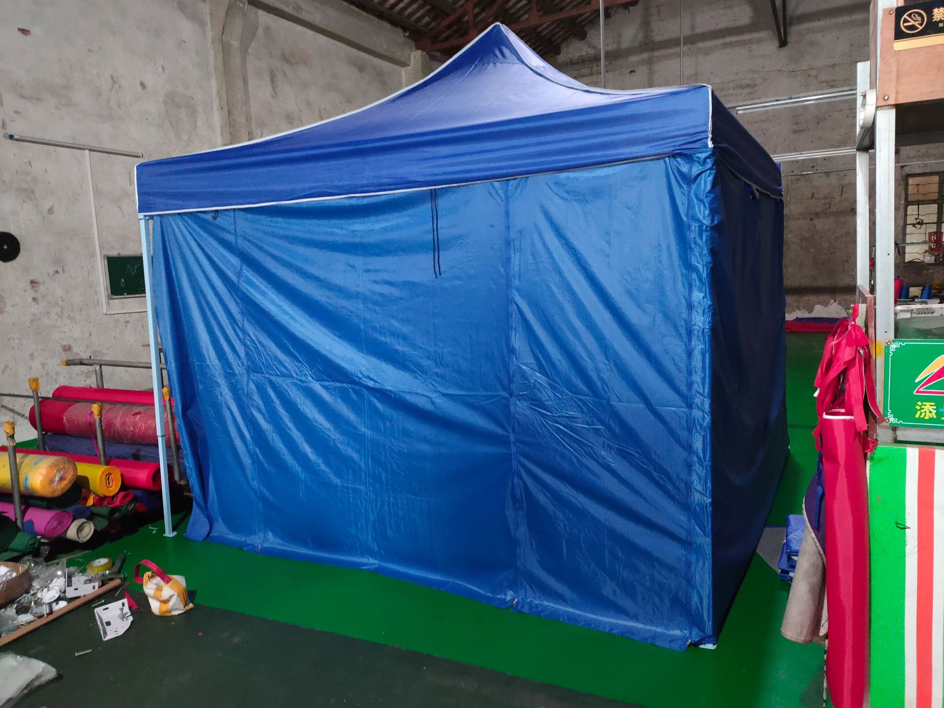 防风雨棚折叠帐篷检疫室临时简易棚房 伸缩救援隔离室救灾帐篷