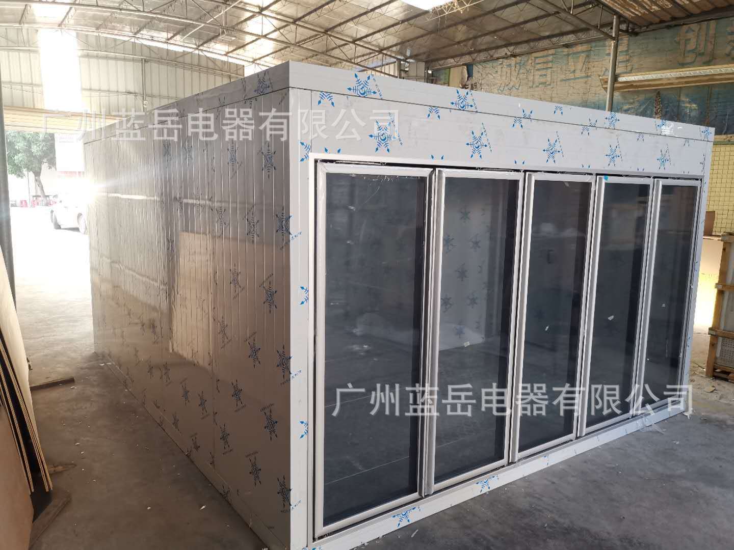 玻璃门后补式冷库非标定制低噪音后补式血浆血液 冷藏库冷冻库