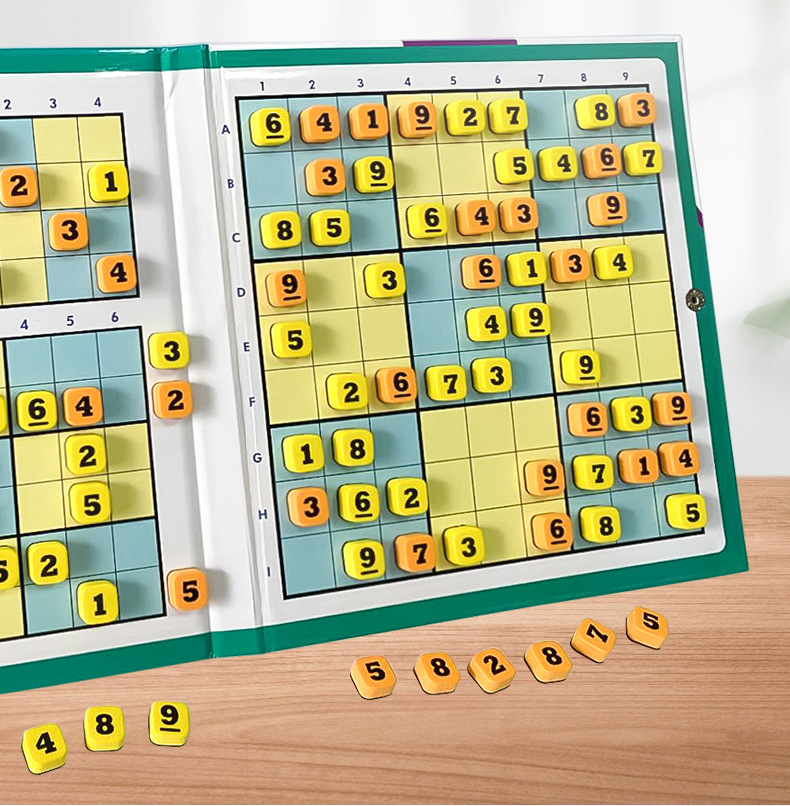 磁性数独游戏棋盘儿童阶梯入门九宫格小学生益智逻辑思维训练玩具