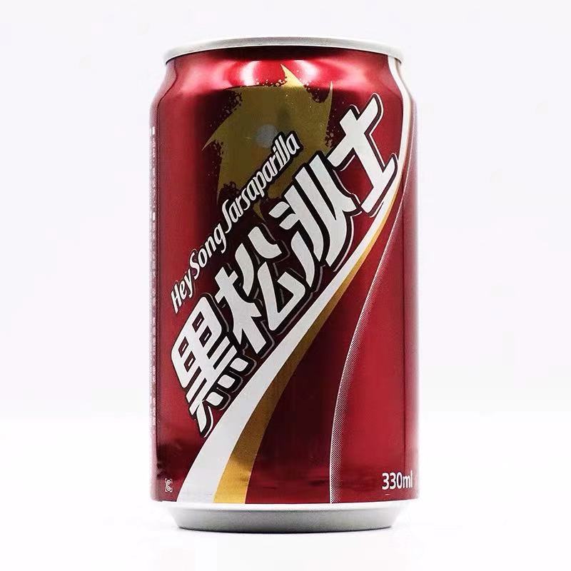 台湾进口碳酸饮料黑松沙士汽水饮台湾汽水饮料