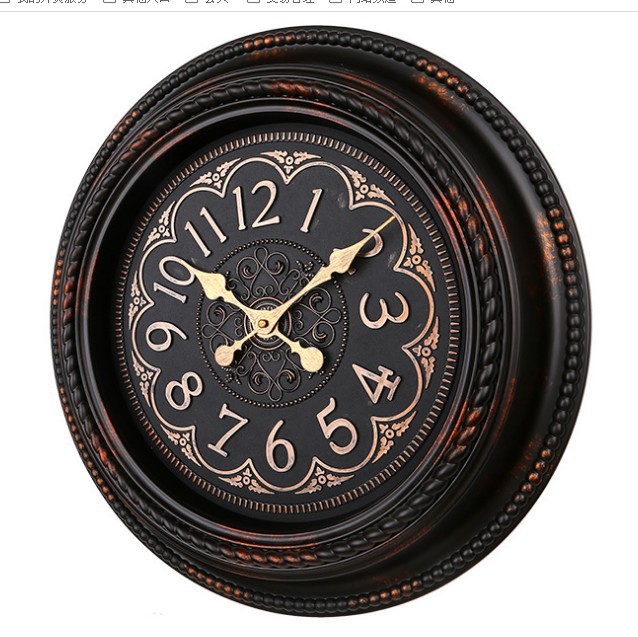 20寸仿古大挂钟欧式经典酒店大堂家居装饰艺术挂件